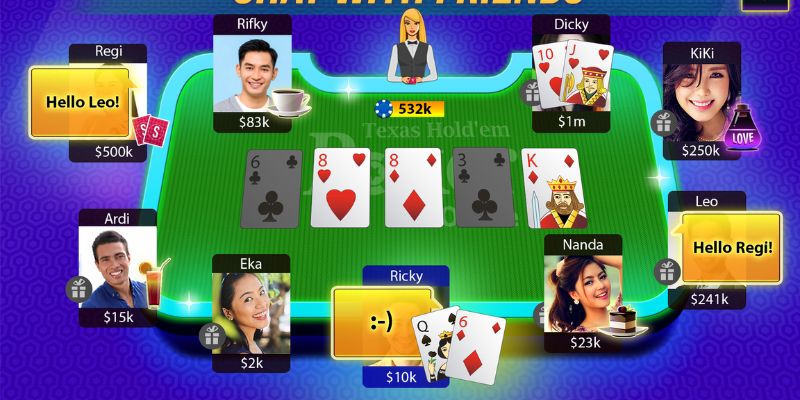 Poker Zowin là game đánh bài rất được ưa chuộng